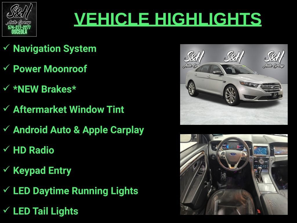 Used 2016 Ford Taurus Limited w/ Equipment Group 301A AWD/4WD image 3