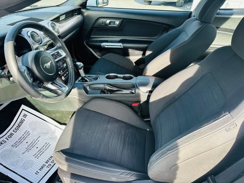 Used 2017 Ford Mustang EcoBoost 2dr Fastback w/ Wheel & Stripe Package image 17