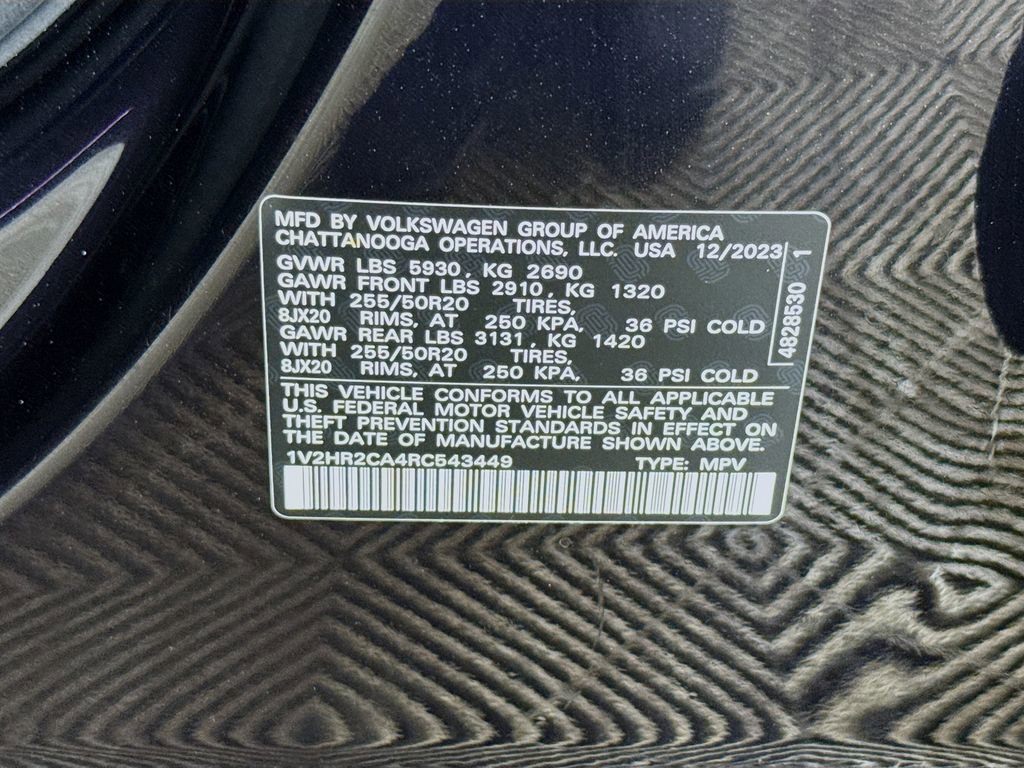 Used 2024 Volkswagen Atlas SE image 35