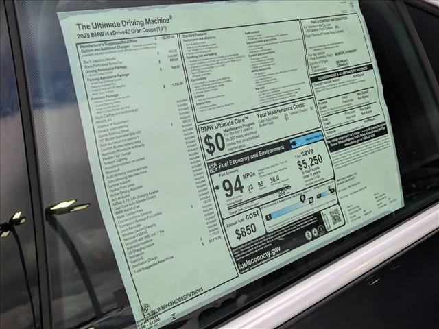 Certified 2025 BMW i4 xDrive40i w/ Premium Package AWD/4WD image 19
