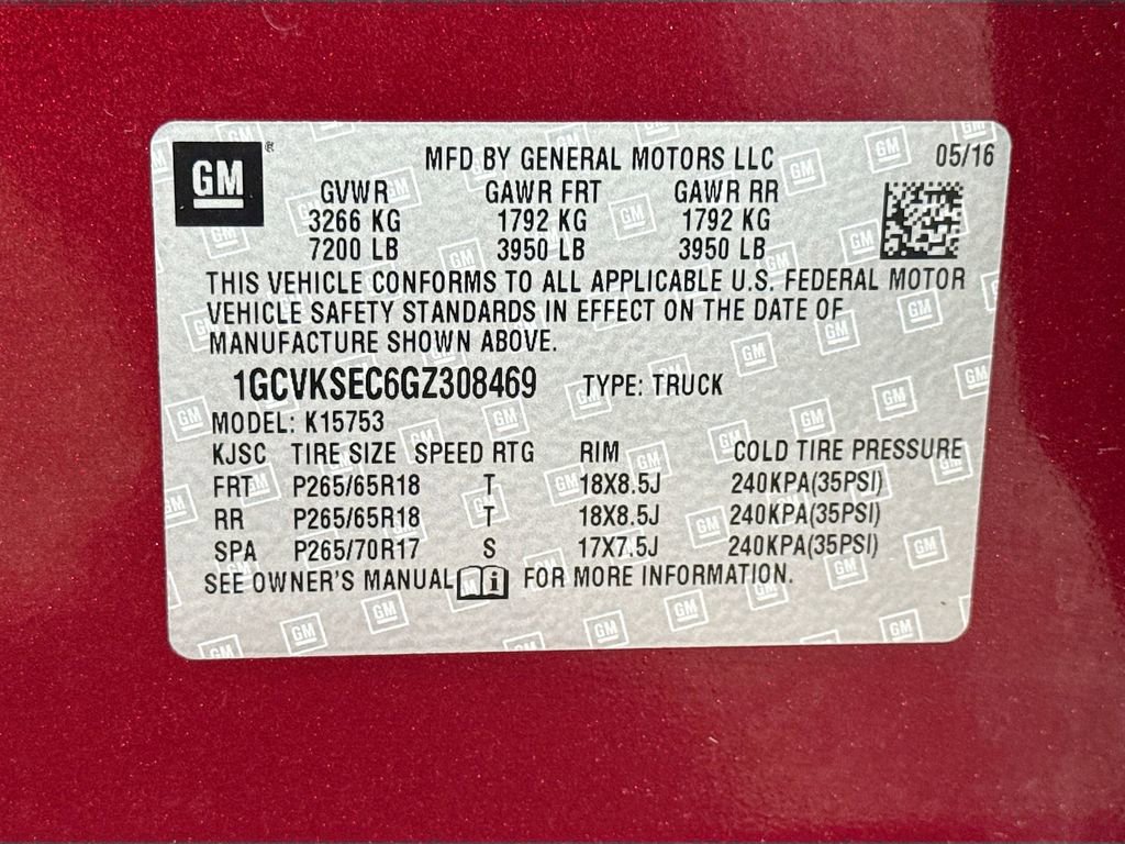 Used 2016 Chevrolet Silverado 1500 LTZ w/ LTZ Plus Package AWD/4WD image 41