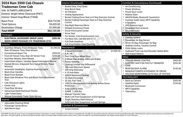 New 2024 RAM 3500 Tradesman w/ Electrical Accessory Group image 31