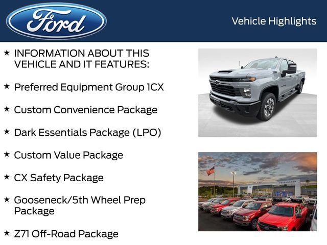 Used 2024 Chevrolet Silverado 2500 Custom w/ Custom Value Package AWD/4WD image 4
