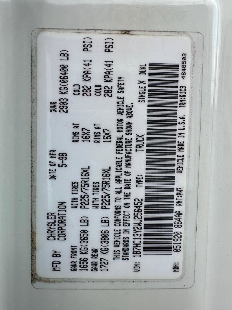 Used 1998 Dodge Ram 1500 Truck ST image 26