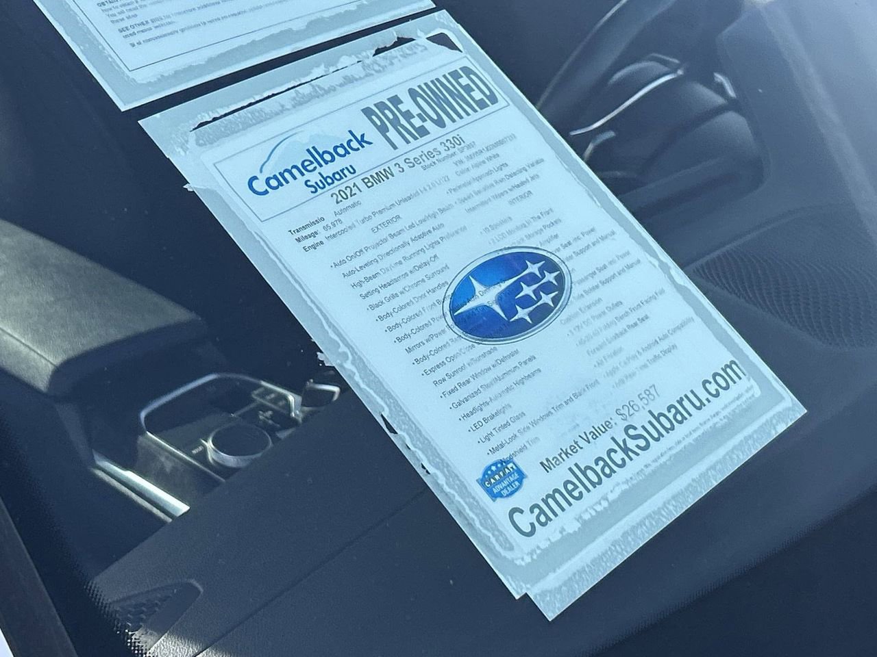 Used 2021 BMW 330i Sedan w/ M Sport Package RWD image 6