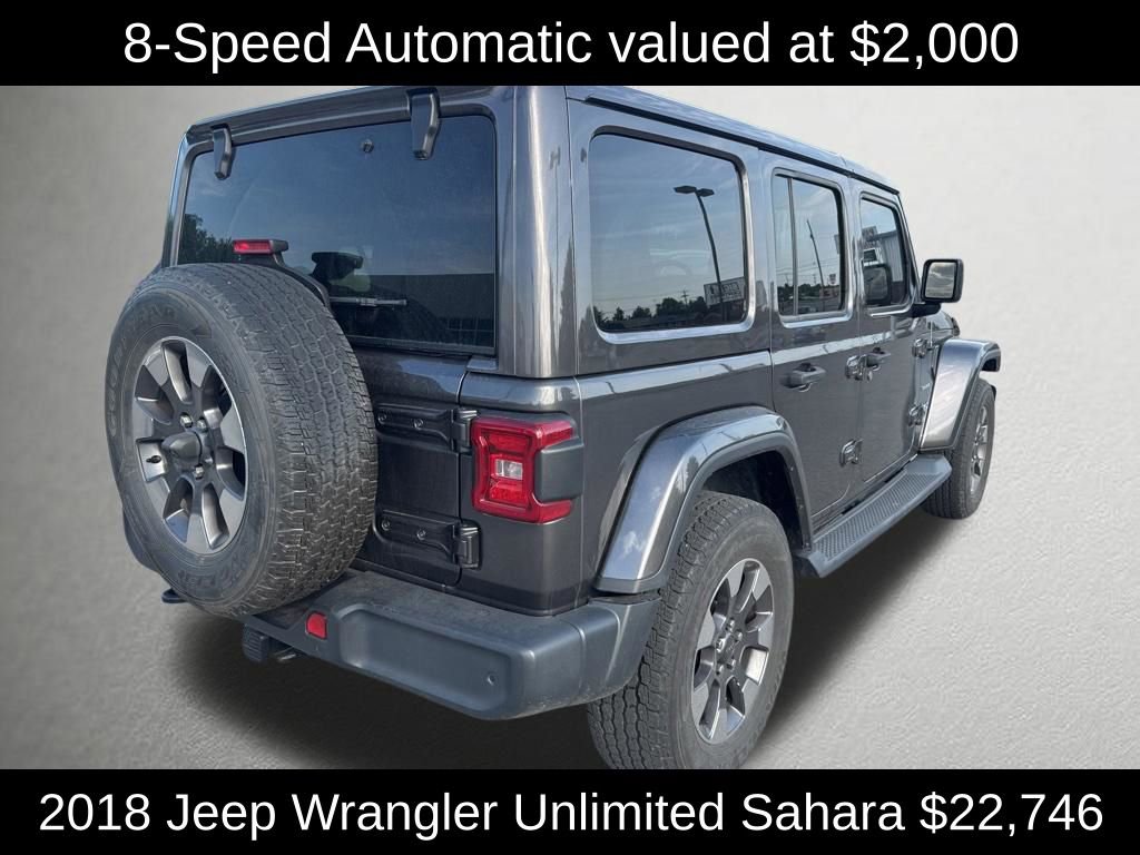 Used 2018 Jeep Wrangler Unlimited Sahara AWD/4WD image 3