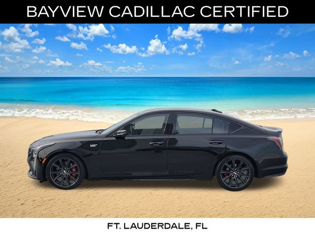 Certified 2025 Cadillac CT5 V w/ Technology Package RWD image 2