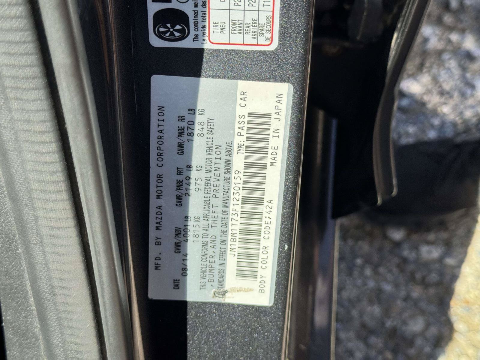 Used 2015 MAZDA MAZDA3 i SV FWD image 14