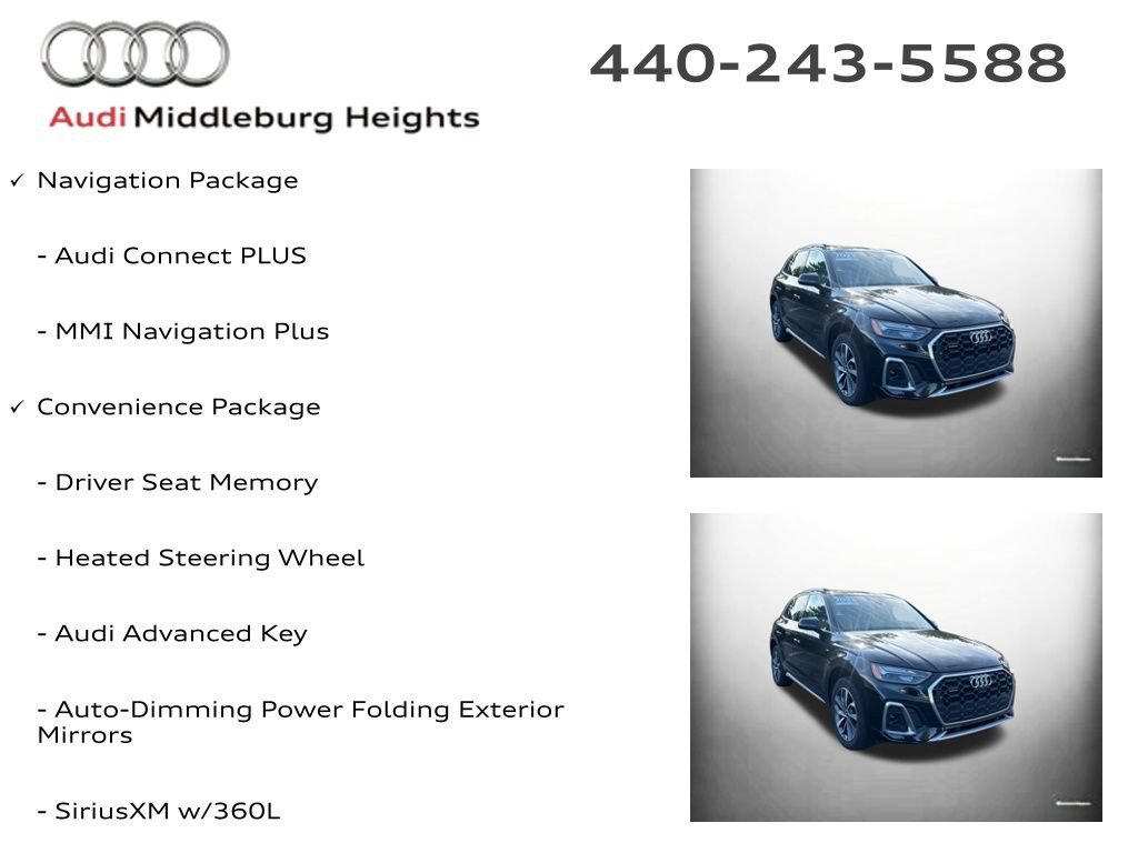 Certified 2023 Audi Q5 2.0T Premium Plus w/ Premium Plus Package AWD/4WD image 7