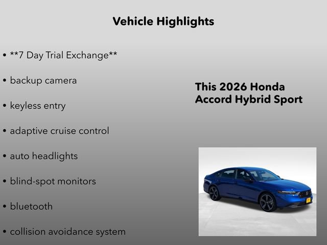 New 2026 Honda Accord Sport image 5