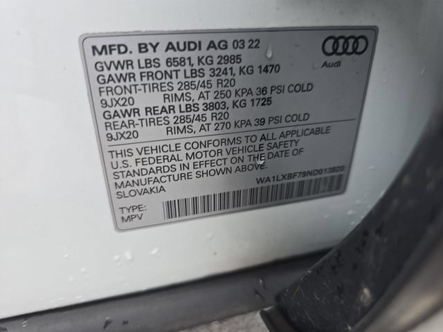 Used 2022 Audi Q7 3.0T Premium Plus w/ Premium Plus Package AWD/4WD image 35