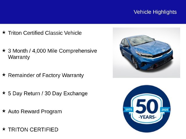 Used 2022 Kia Forte GT w/ GT2 Package FWD image 5