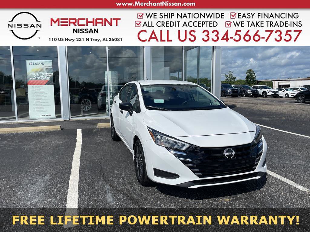 New 2025 Nissan Versa S w/ S Plus Package