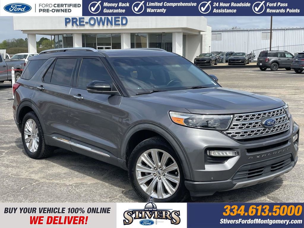 Certified 2021 Ford Explorer Limited w/ Equipment Group 301A image 1