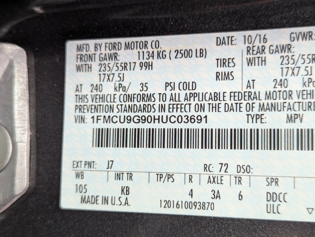 Used 2017 Ford Escape SE AWD/4WD image 13