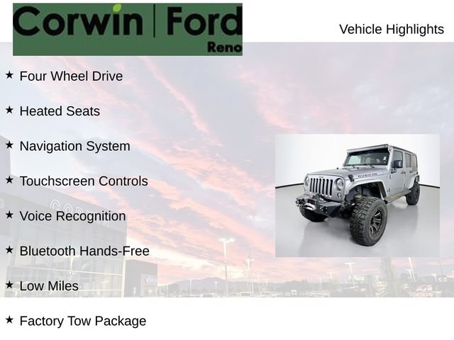 Used 2014 Jeep Wrangler Unlimited Rubicon w/ Connectivity Group AWD/4WD image 7