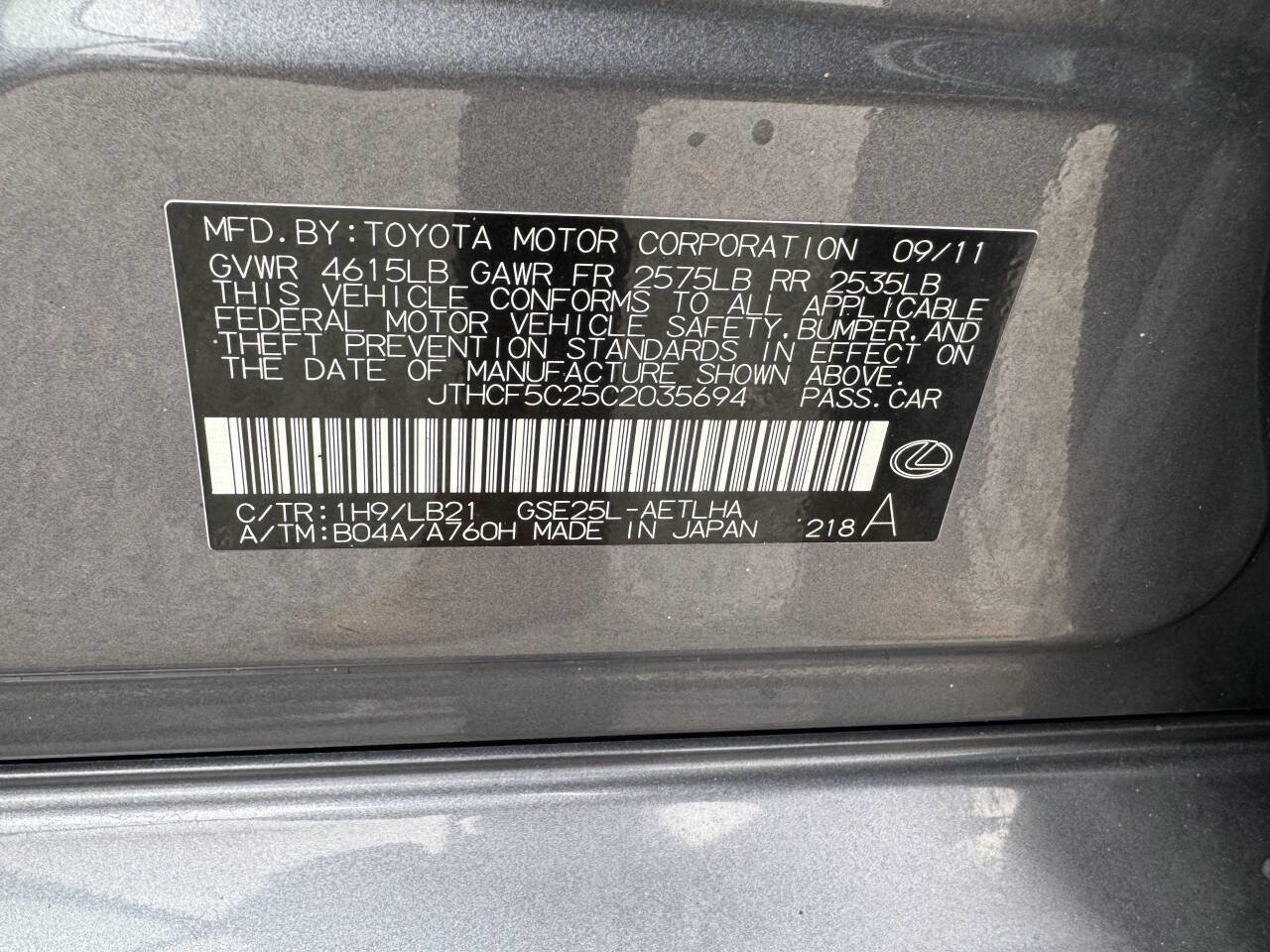 Used 2012 Lexus IS 250 Base AWD 4dr Sedan image 31