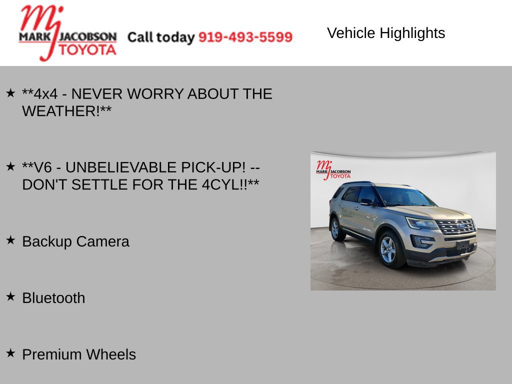 Used 2017 Ford Explorer XLT AWD/4WD image 5