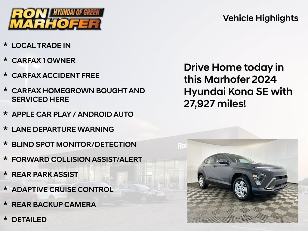 Certified 2024 Hyundai Kona SE AWD/4WD image 16