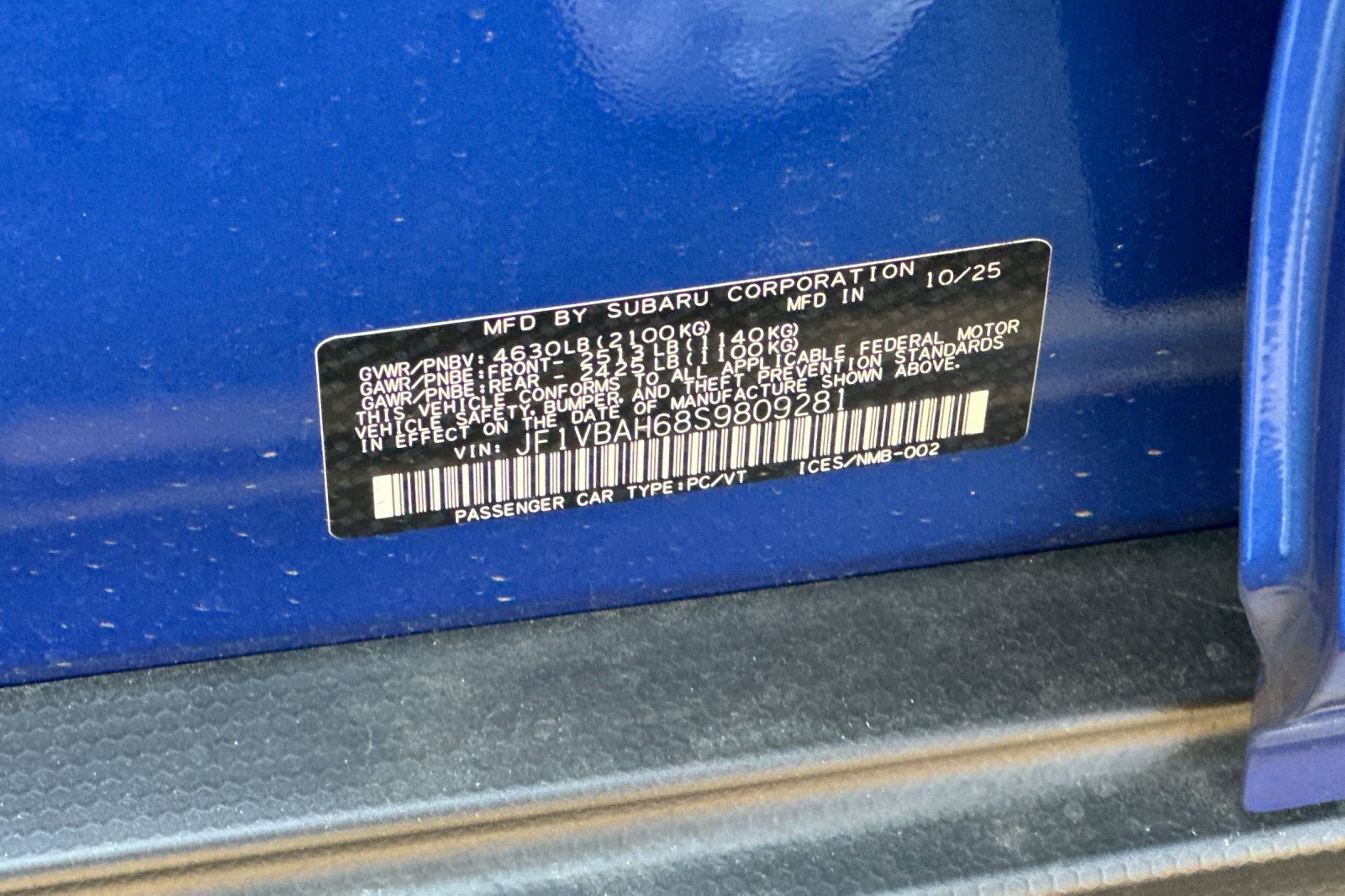 Used 2025 Subaru WRX Premium AWD/4WD image 28