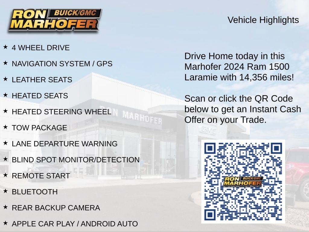 Used 2024 RAM 1500 Laramie AWD/4WD image 15