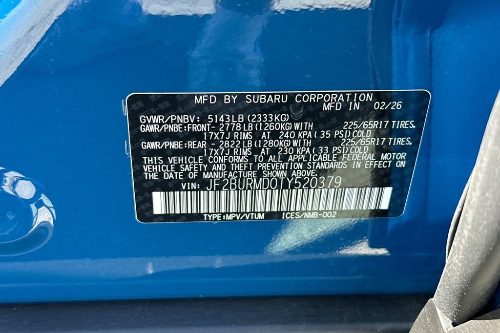 New 2026 Subaru Outback Wilderness AWD/4WD image 36