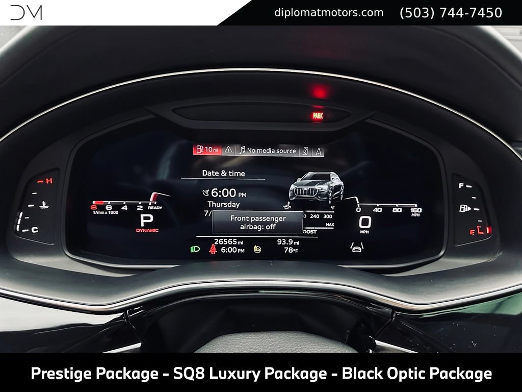 Used 2023 Audi SQ8 Prestige w/ Prestige Package AWD/4WD image 33