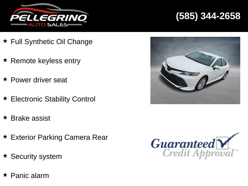 Used 2018 Toyota Camry LE FWD image 2