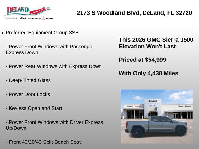 Used 2026 GMC Sierra 1500 Elevation w/ Elevation Premium Package AWD/4WD image 6