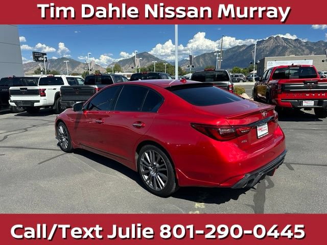 Used 2023 INFINITI Q50 Red Sport 400 w/ Cargo Package AWD/4WD image 8