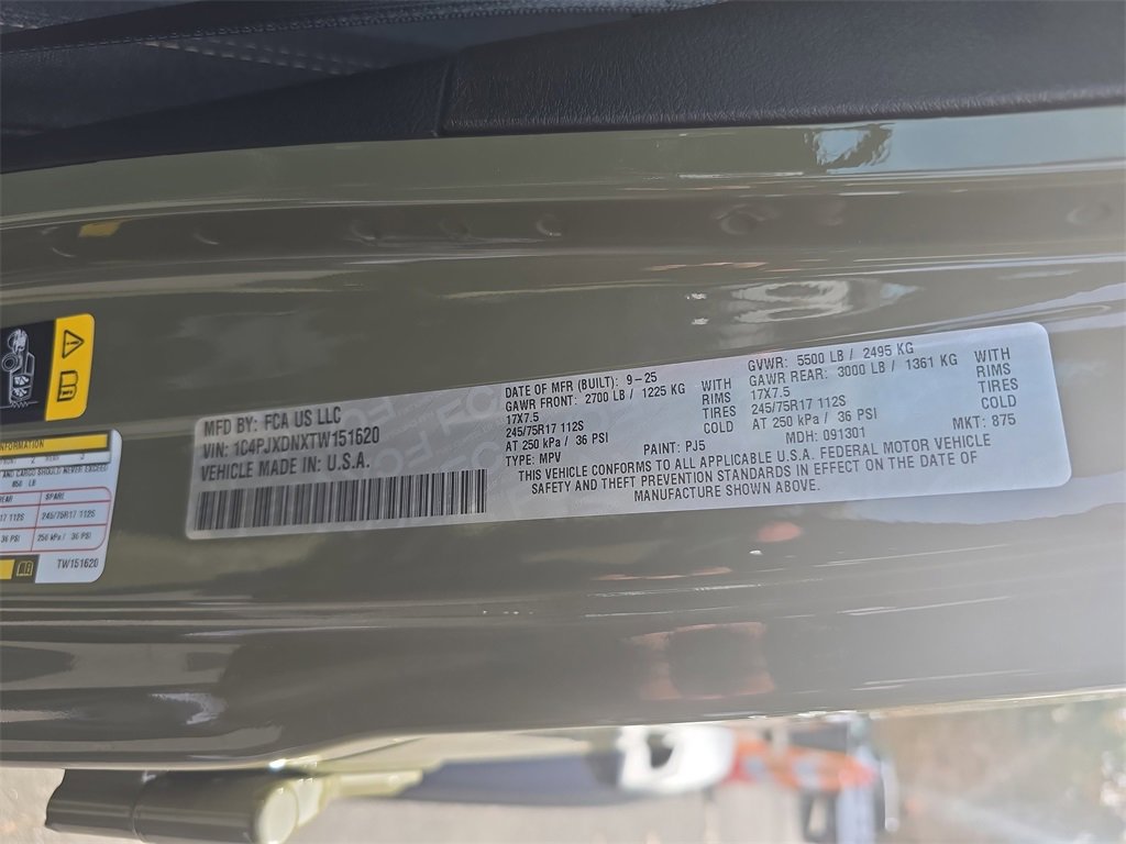 New 2026 Jeep Wrangler Sport image 35