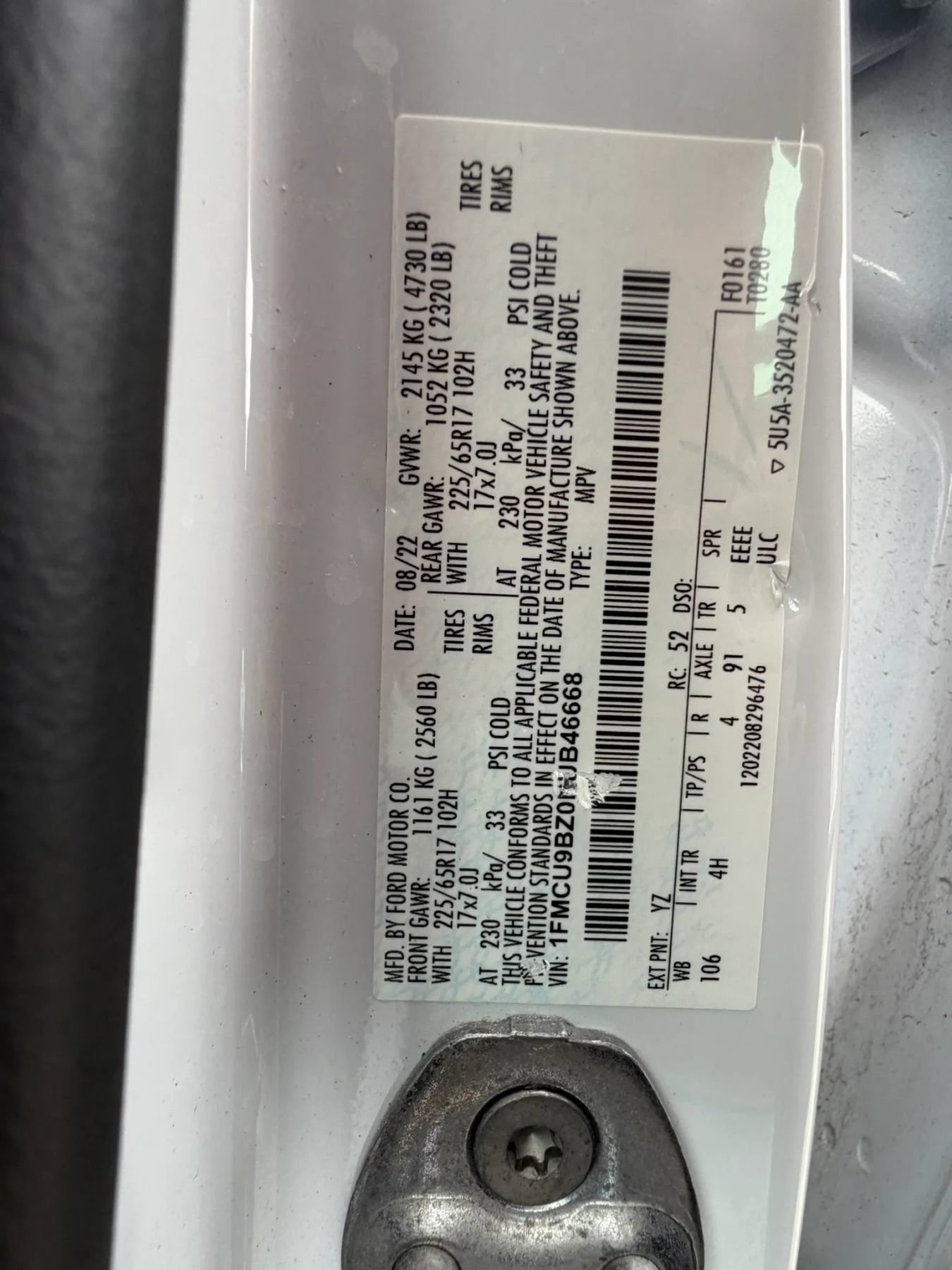 Used 2022 Ford Escape SE AWD/4WD image 32