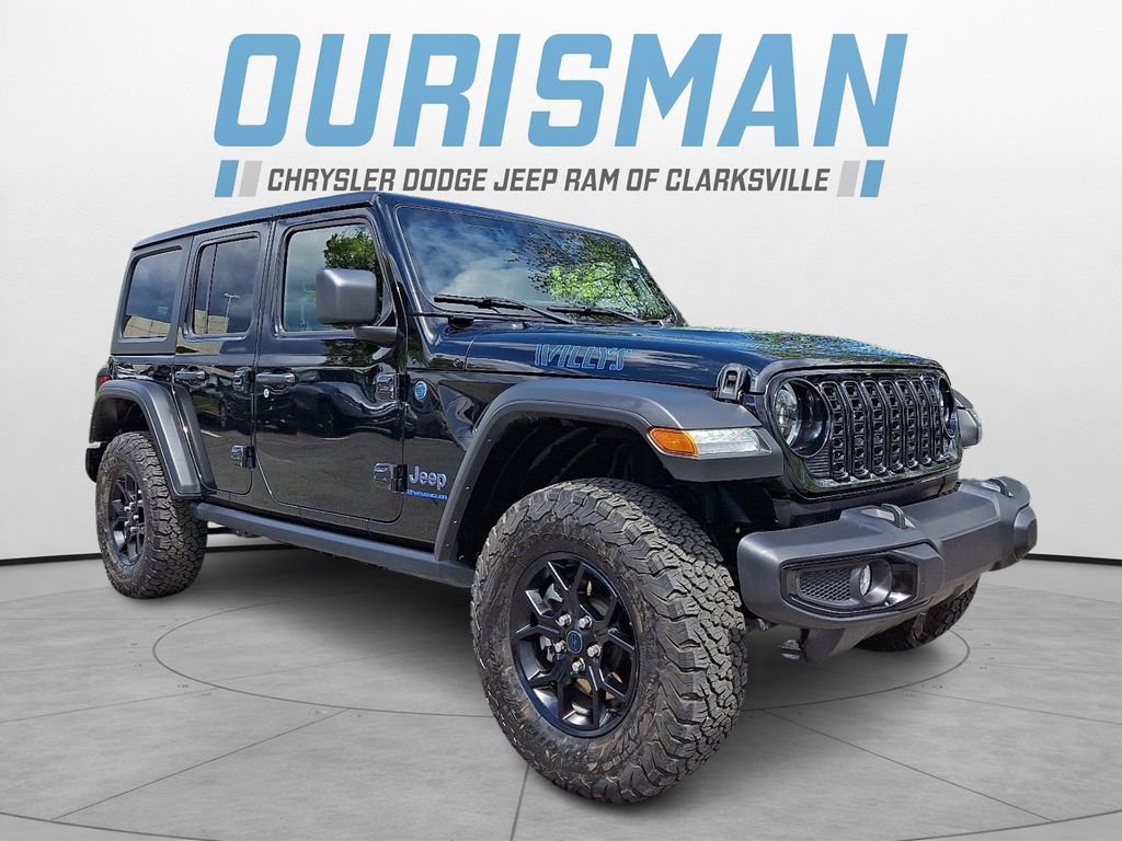 Certified 2025 Jeep Wrangler Unlimited Sport S 4xe AWD/4WD image 1