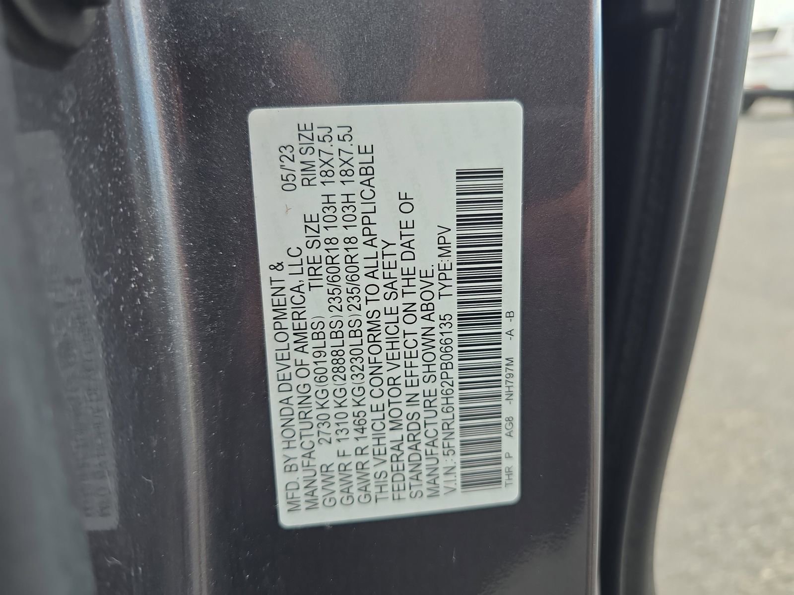 Certified 2023 Honda Odyssey EX-L image 32