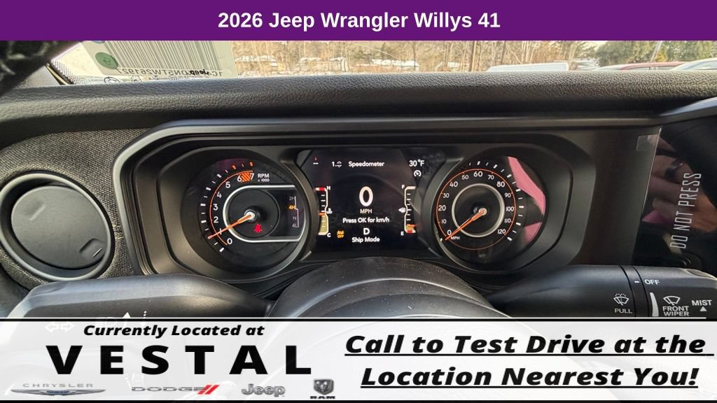 New 2026 Jeep Wrangler Unlimited Sport AWD/4WD image 34