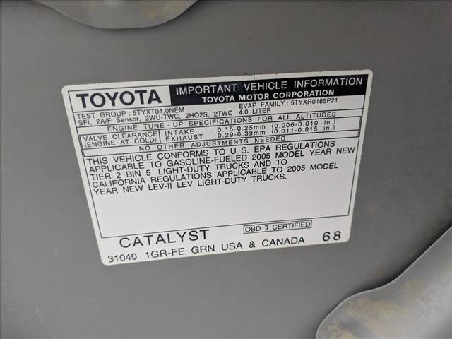 Used 2005 Toyota Tacoma 4x4 Double Cab image 21