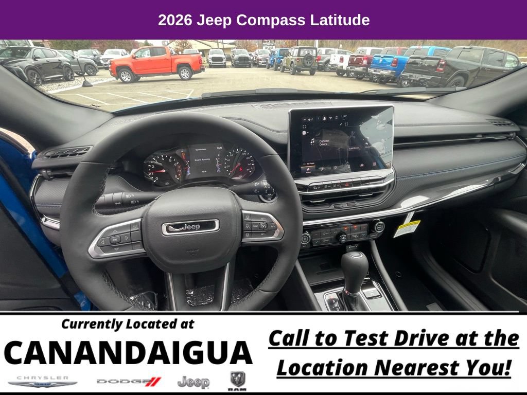 New 2026 Jeep Compass Latitude w/ Quick Order Package 29K AWD/4WD image 15