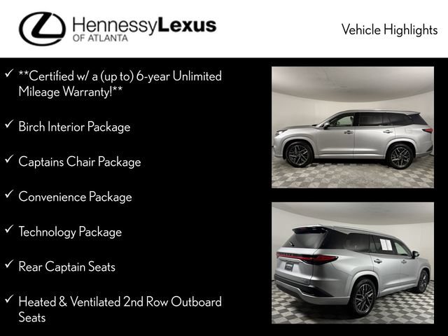 Certified 2025 Lexus TX 350 AWD w/ Technology Package image 12