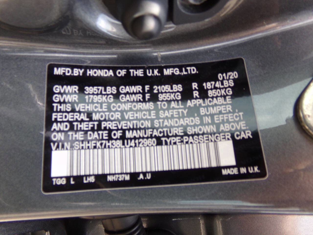Used 2020 Honda Civic LX image 50