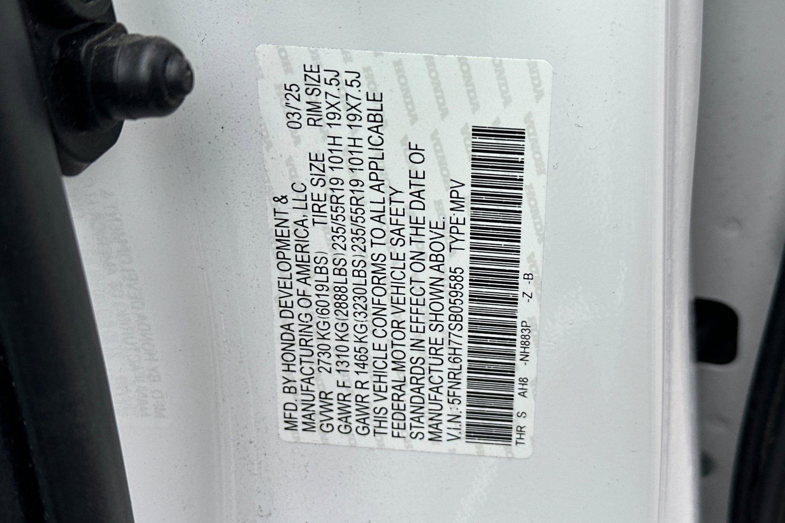 Used 2025 Honda Odyssey Sport-L image 54