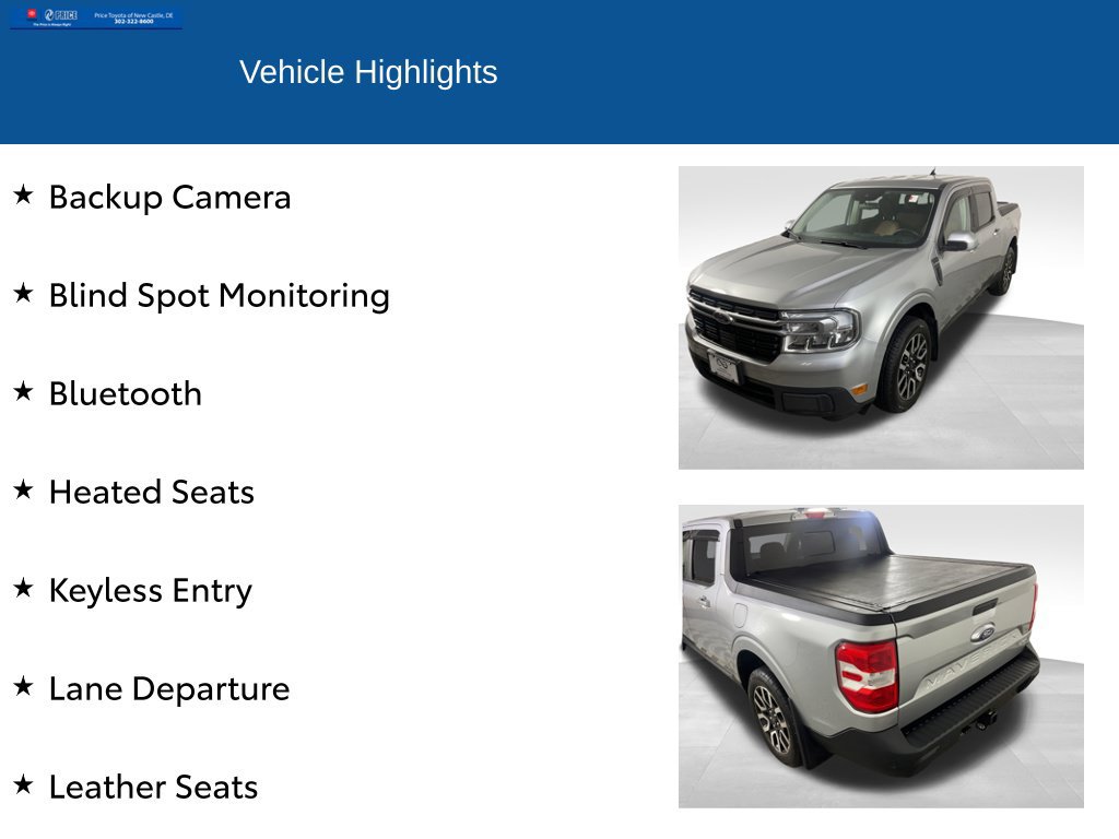 Used 2022 Ford Maverick Lariat w/ Lariat Luxury Package AWD/4WD image 2