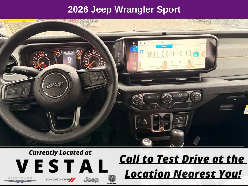 New 2026 Jeep Wrangler Unlimited Sport AWD/4WD image 12