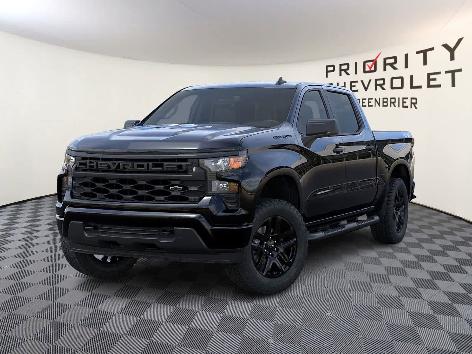 New 2026 Chevrolet Silverado 1500 Custom w/ Turbomax Blackout Package AWD/4WD image 6