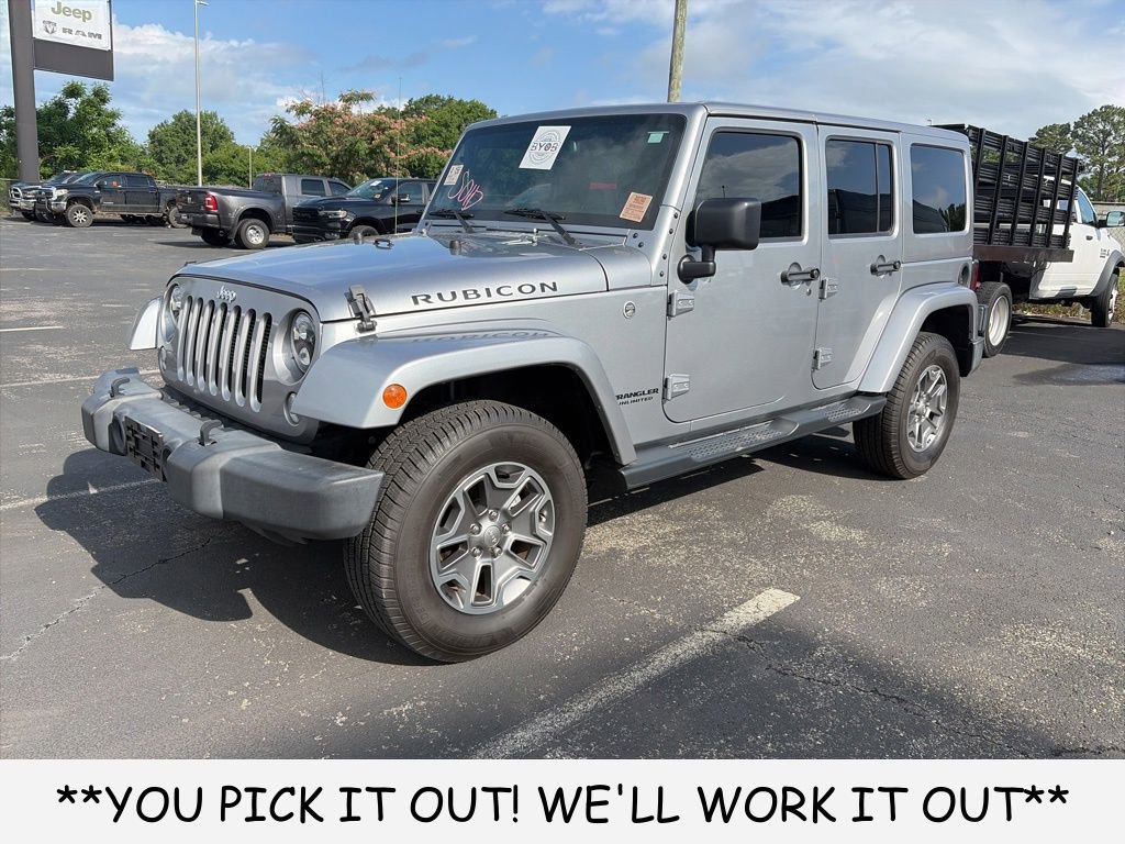 Used 2016 Jeep Wrangler Unlimited Rubicon w/ Connectivity Group AWD/4WD image 3
