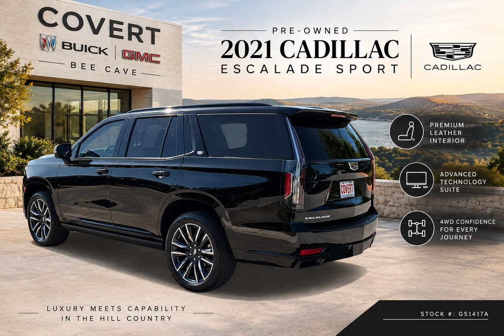 Used 2021 Cadillac Escalade Sport w/ Driver Assist Tech Package RWD image 5
