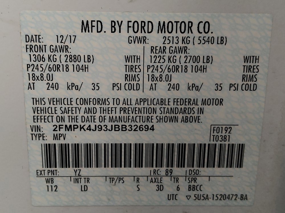 Used 2018 Ford Edge SEL w/ Equipment Group 201A AWD/4WD image 33