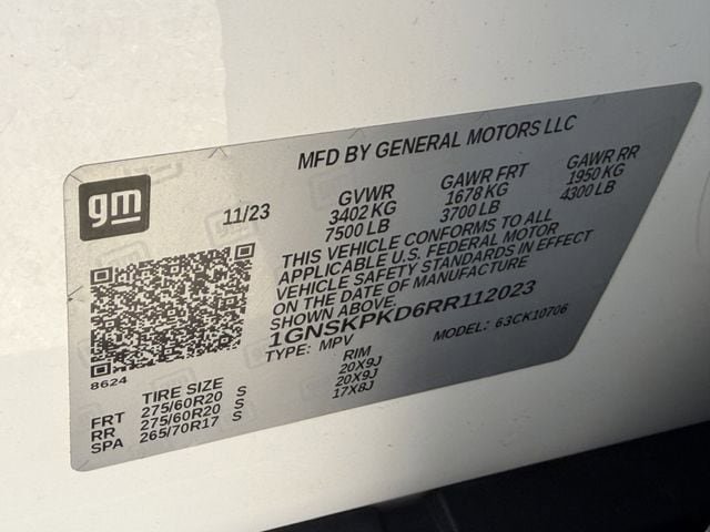 Used 2024 Chevrolet Tahoe Z71 w/ Z71 Off-Road Package AWD/4WD image 36