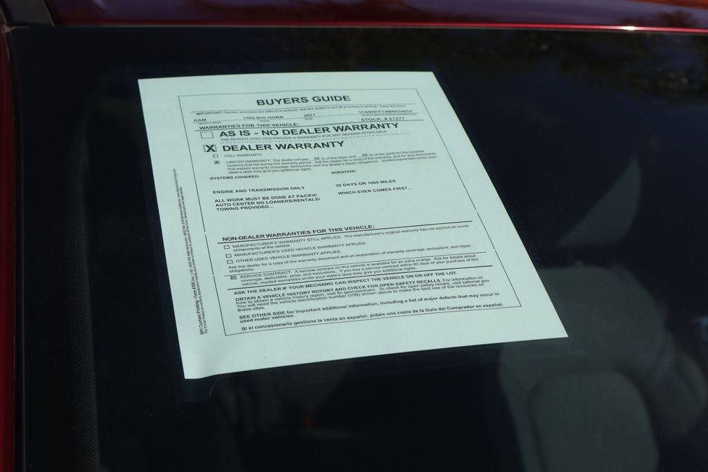 Used 2021 RAM 1500 Big Horn AWD/4WD image 61