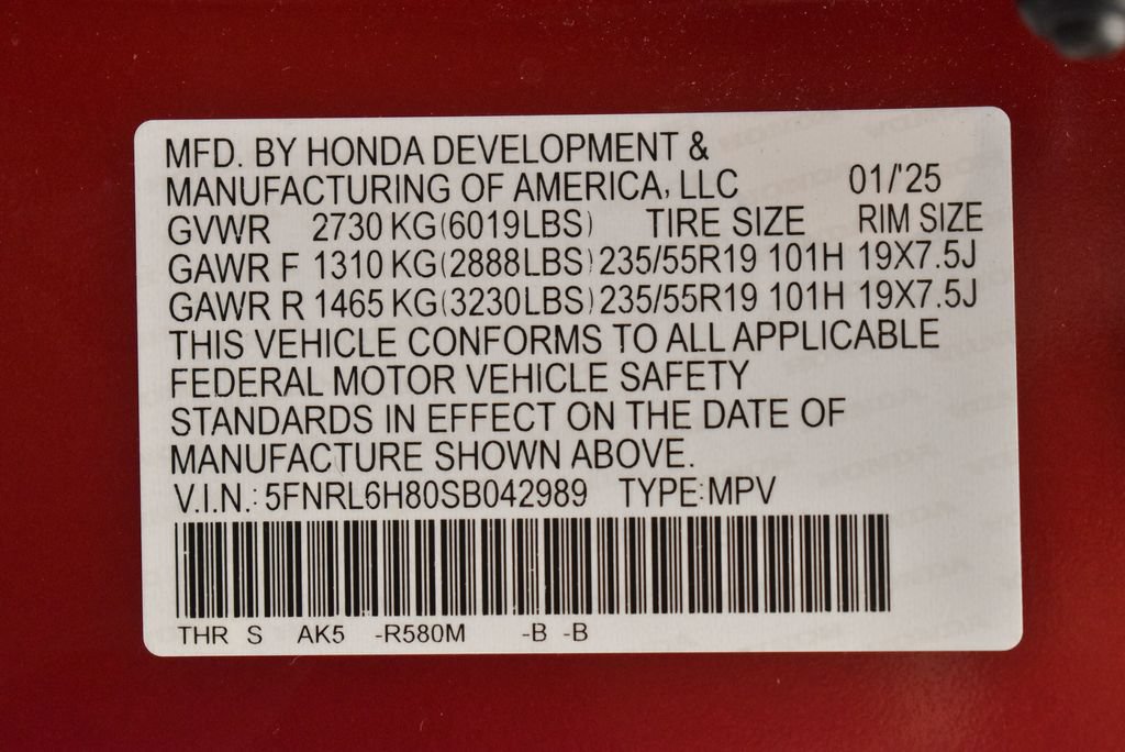 Used 2025 Honda Odyssey Touring image 44