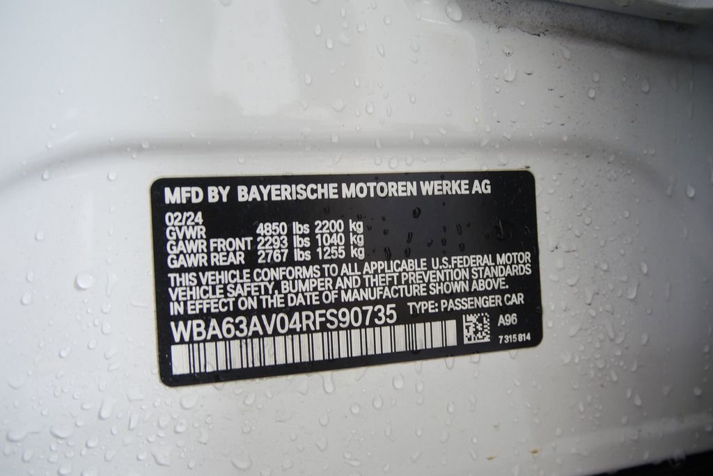 Certified 2024 BMW 430i Gran Coupe w/ M Sport Package (Priority 1) RWD image 28